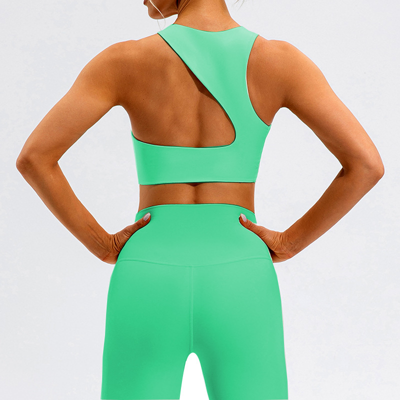 Sujetador deportivo sexy para mujeres, alta resistencia, a prueba de impactos, ropa interior deportiva, camiseta de secado rápido para correr, top de entrenamiento para el gimnasio y yoga