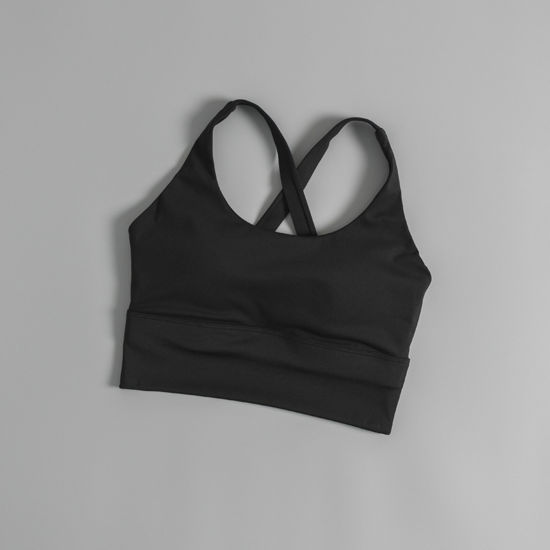 Top de deporte para mujeres con almohadillas fijas sin costuras para correr, fitness, saltar la cuerda, yoga y ropa deportiva activa