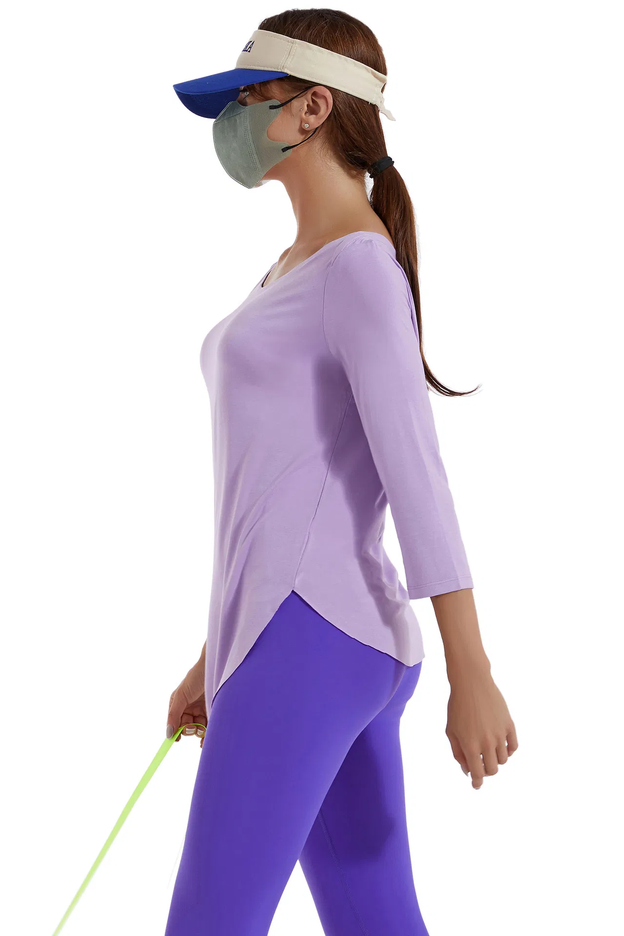 Ropa de yoga suelta de gran tamaño para mujeres en primavera y verano, ropa de gimnasio para entrenamientos, camisetas de manga larga
