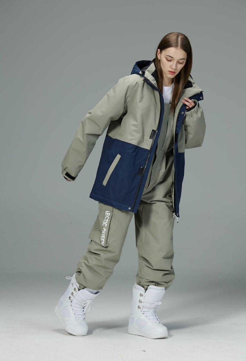 Ropa de esquí para mujeres, senderismo, esquí al aire libre, a prueba de viento, impermeable y cálida