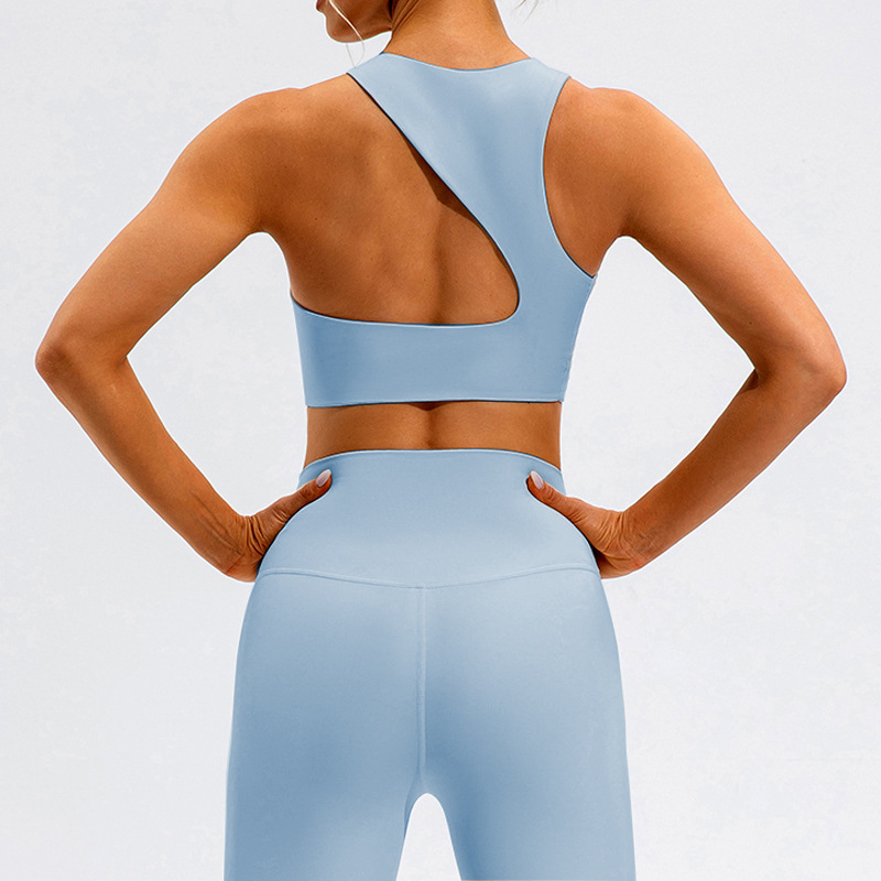 Sujetador deportivo sexy para mujeres, alta resistencia, a prueba de impactos, ropa interior deportiva, camiseta de secado rápido para correr, top de entrenamiento para el gimnasio y yoga
