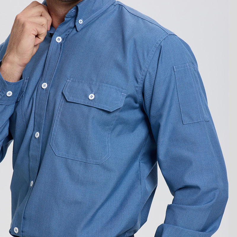 Proveedor de China Camisas de algodón retardantes de fuego UL Ropa de construcción para trabajo