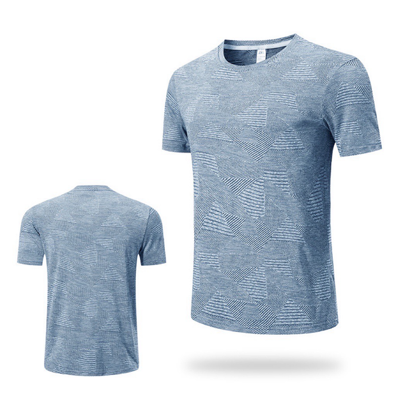 Camisetas de fitness para hombres de estilo casual, con patrón de camuflaje, que absorben el sudor y son elásticas, ideales para el ejercicio al aire libre, camiseta de rendimiento para senderismo
