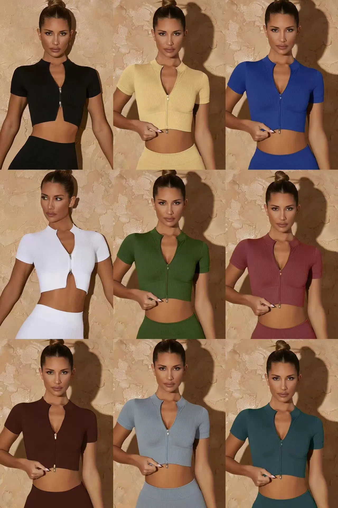 Ropa de deporte para mujeres en Amazon, venta caliente, ropa de yoga sin costuras, ropa de gimnasio, ropa deportiva