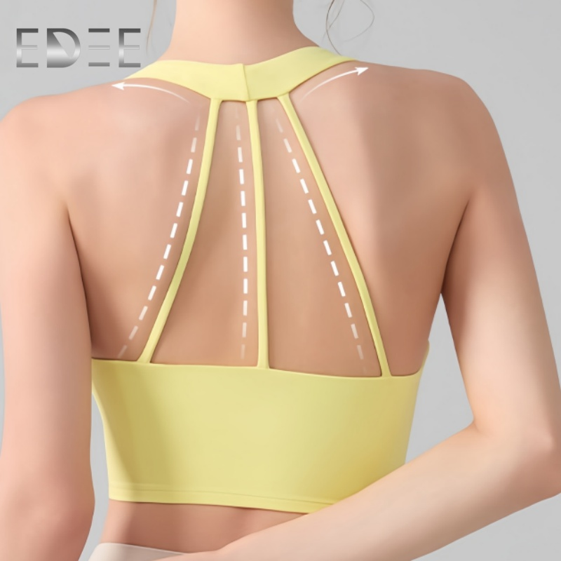 Sujetador deportivo sin costuras de alto impacto sexy para mujeres