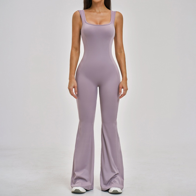 Bodysuit deportivo de espalda profunda en U para mujer, diseño de cuello en U grande, ropa transpirable y moda sexy para mujer para yoga, pilates, gimnasio y danza