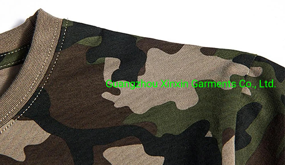 Camisetas tácticas de senderismo al aire libre para hombres, de camuflaje, de manga corta, camisa de caza y escalada para hombres, ropa deportiva transpirable (W2264)