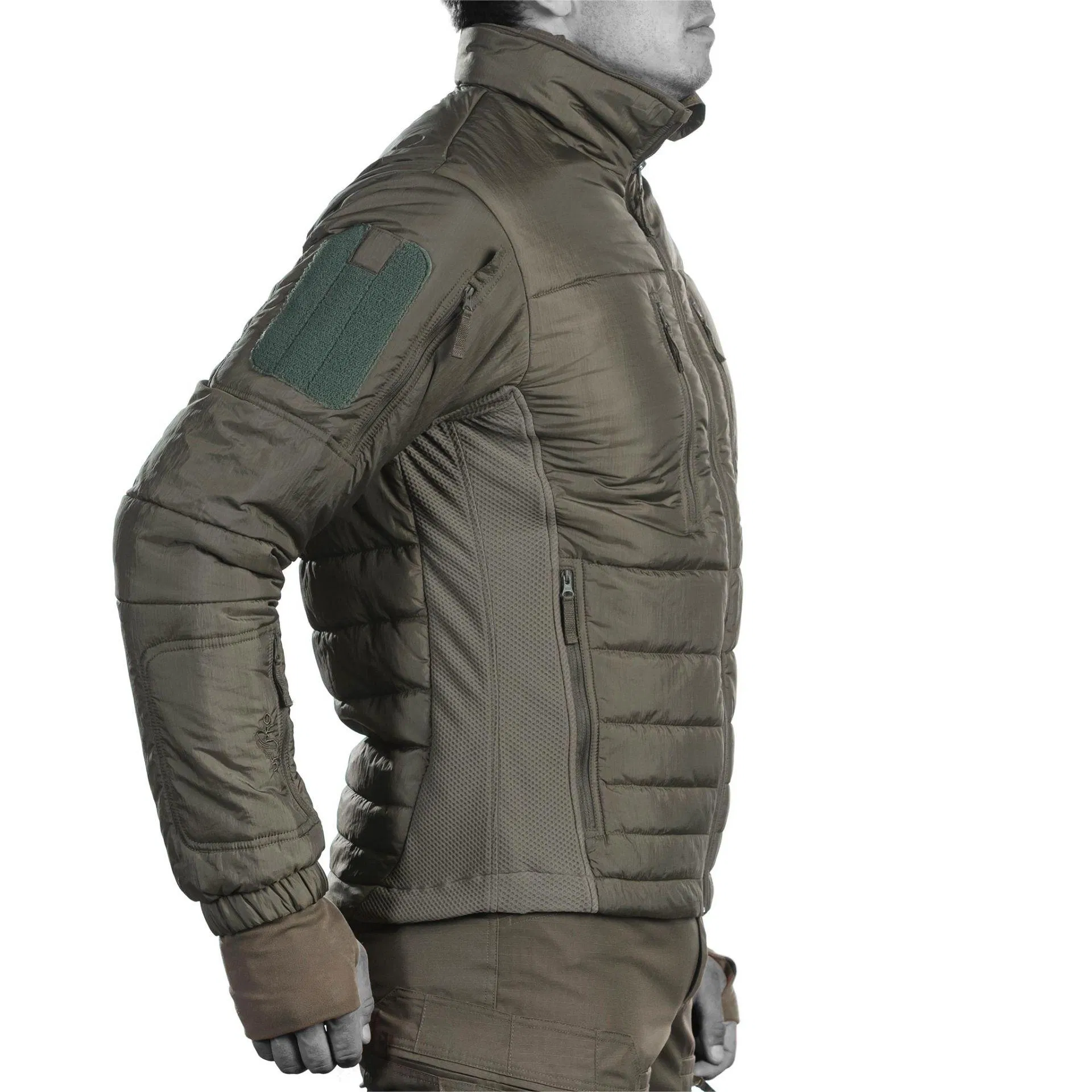Suministro de fábrica chaqueta táctica de acolchado para hombres ropa de exterior y senderismo
