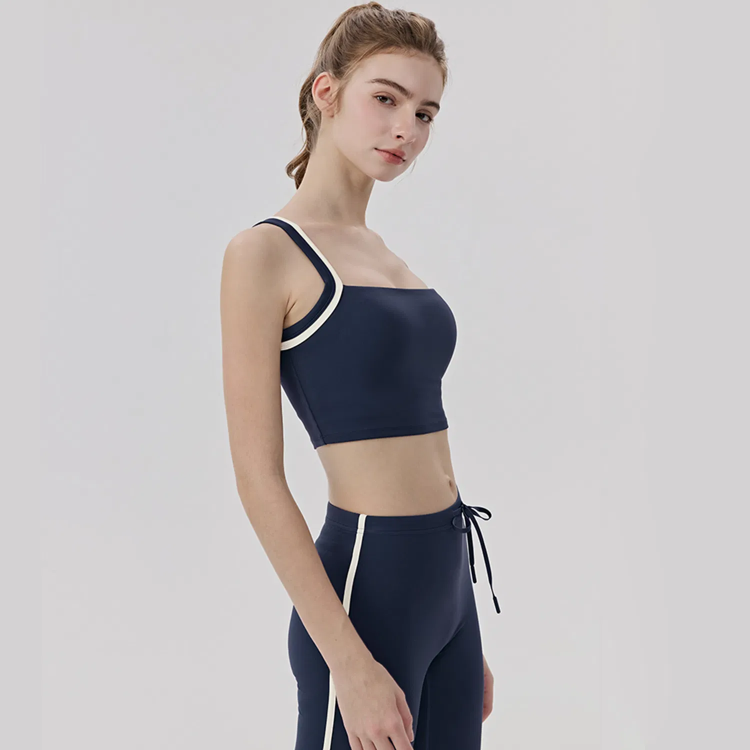 Sostén deportivo de alta impacto Qumor Quick Dry para mujer, transpirable, ideal para gimnasio, yoga y deportes