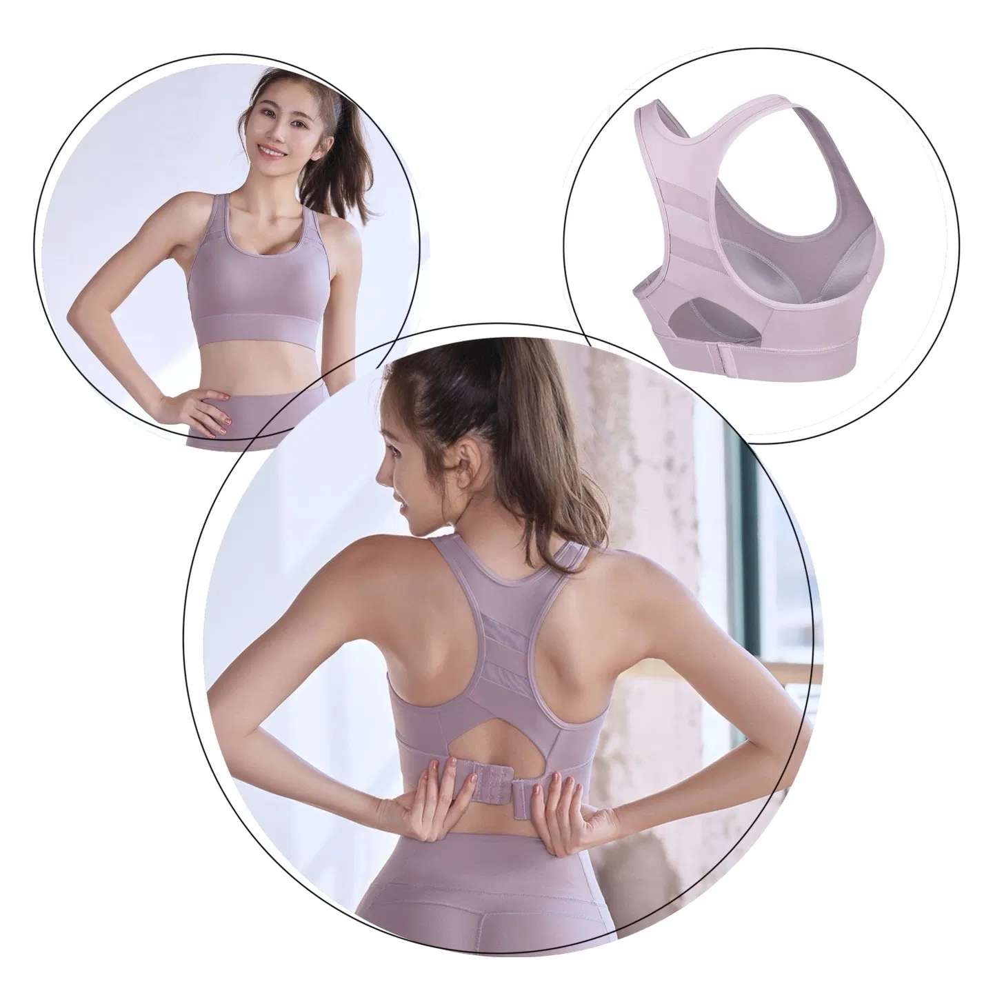 Fábrica Tianchen OEM 3XL Sujetador Deportivo de Alto Impacto de Talla Grande con Ganchos Ajustables, Espalda de Nadador Clásica, Sujetador de Yoga a Prueba de Choques para Fitness y Correr, Lencería Deportiva