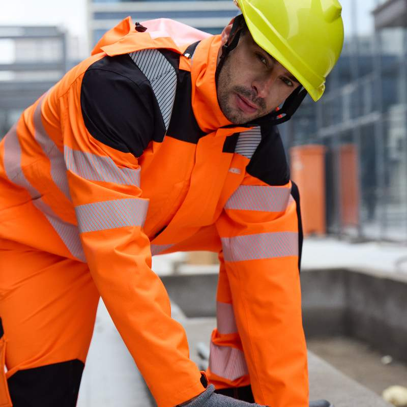 Chaquetas y pantalones de alta visibilidad, ropa de trabajo para carreteras, ropa de seguridad reflectante de invierno