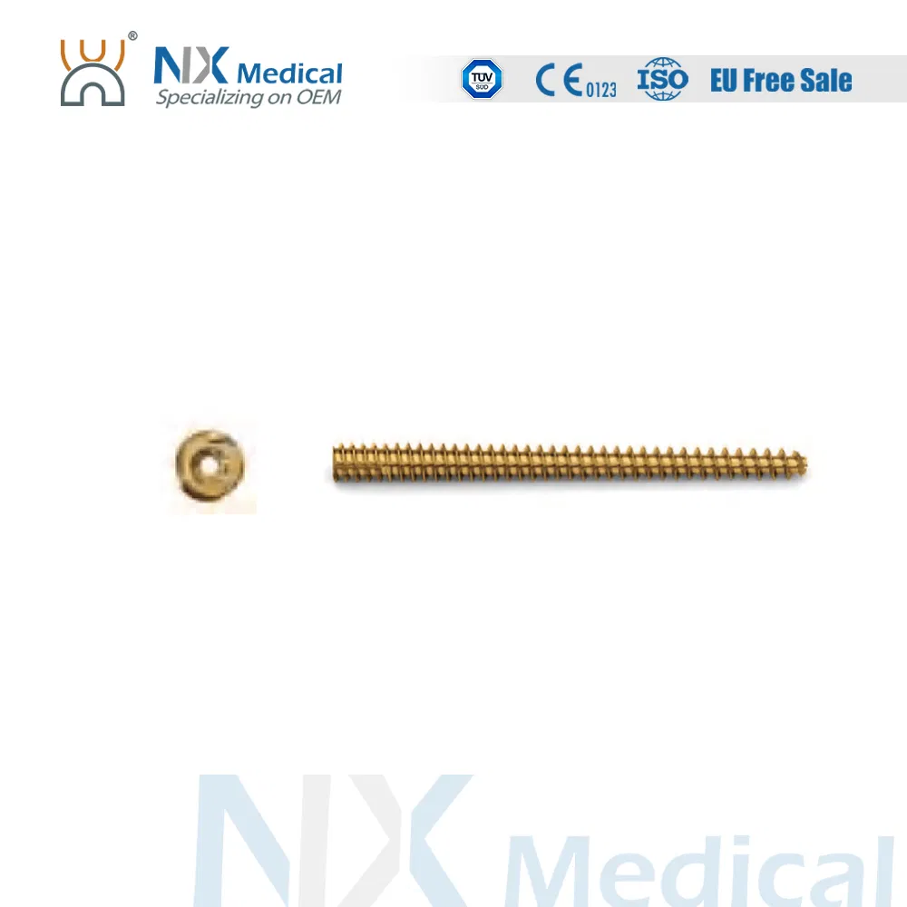 Nx Medical Orthopedic Cannulated Conical Headless Compression Screw - II for Bone Fixation