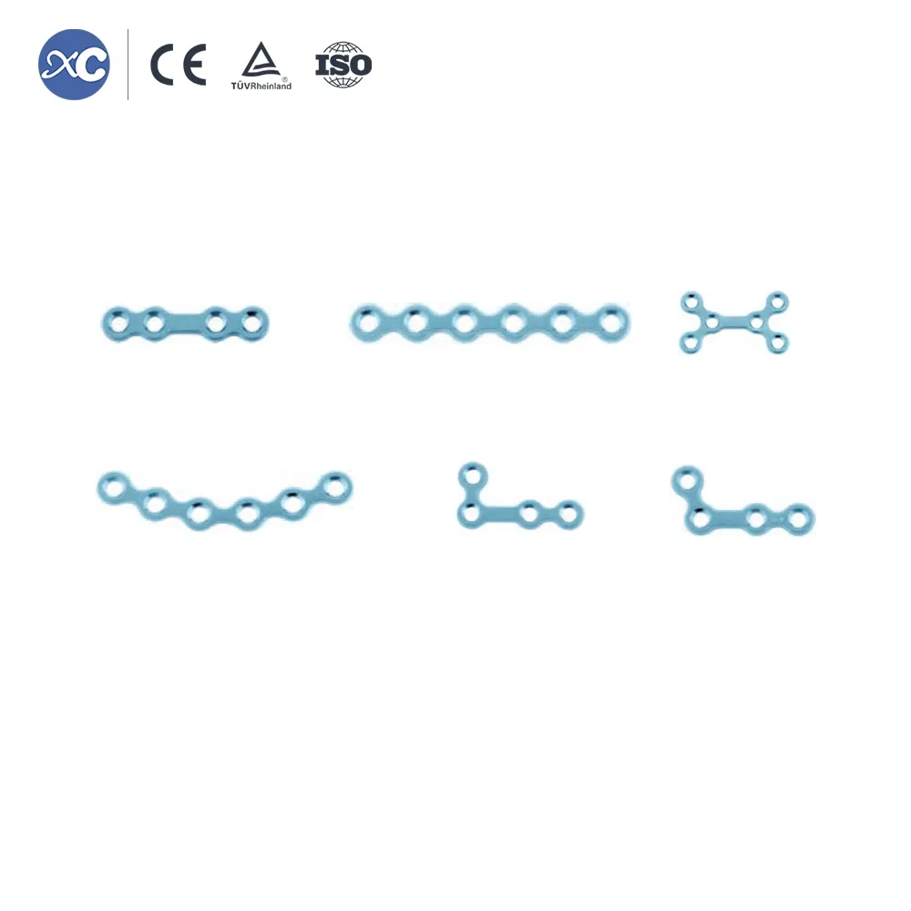 Cmf System Titanium Material Orthopedic Surgery Maxillofacial Locking Plates and Screws Implant