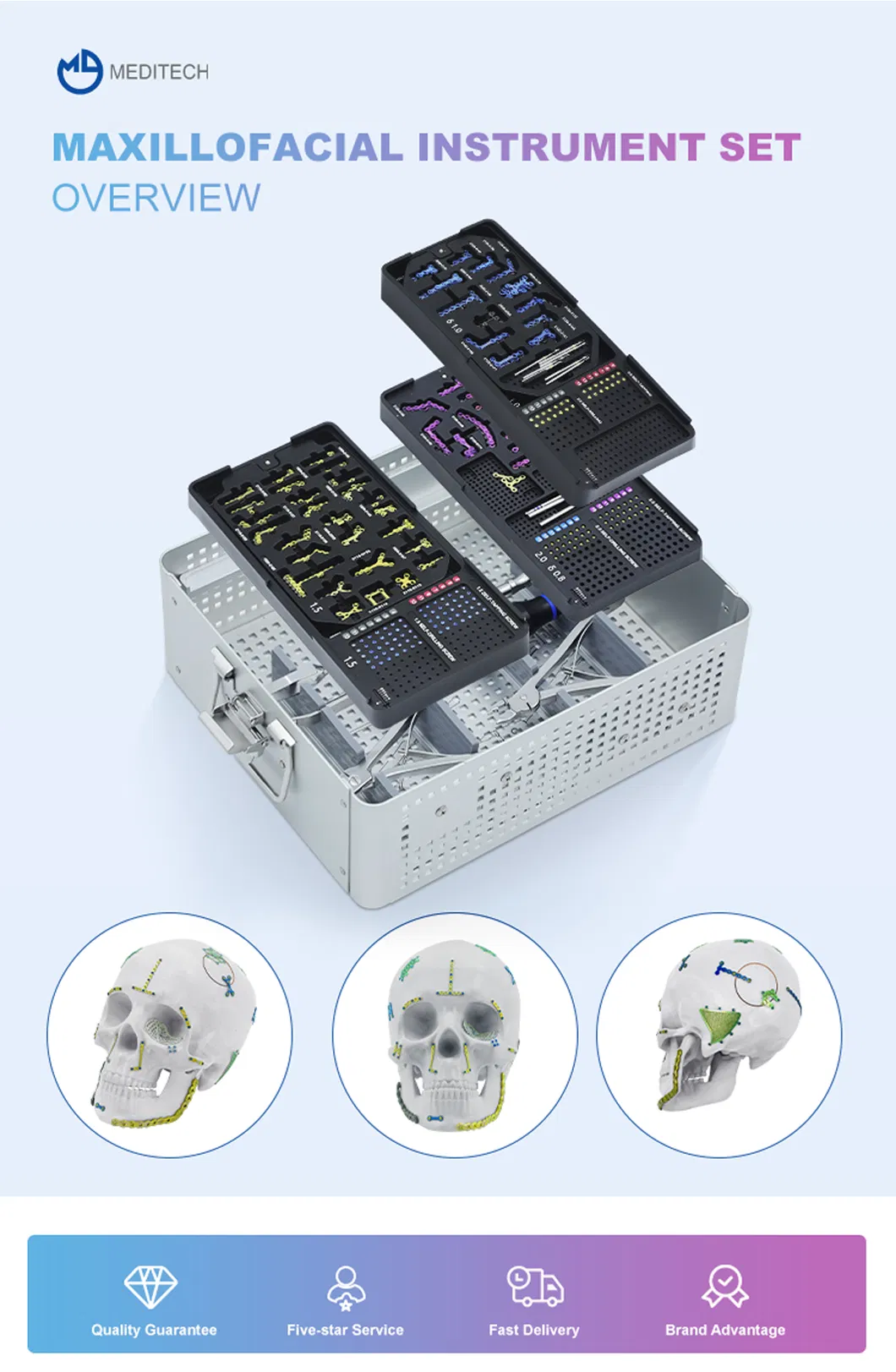 Titanium Maxillofacial Set