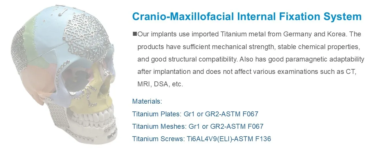 Straight Reconstruction Mini Cranial Maxillofacial Plate 1