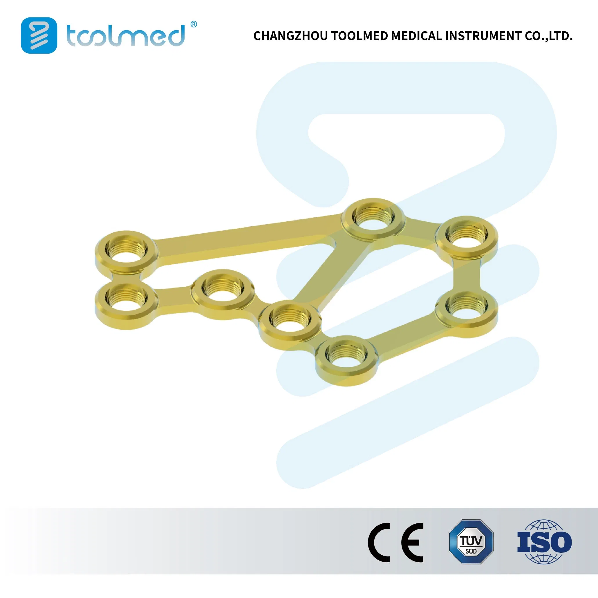 Manufacturer Supply Locking Plate of Orthopedic Trauma Fixation System Titanium Surgical Implants, Calcaneal Plate VIII