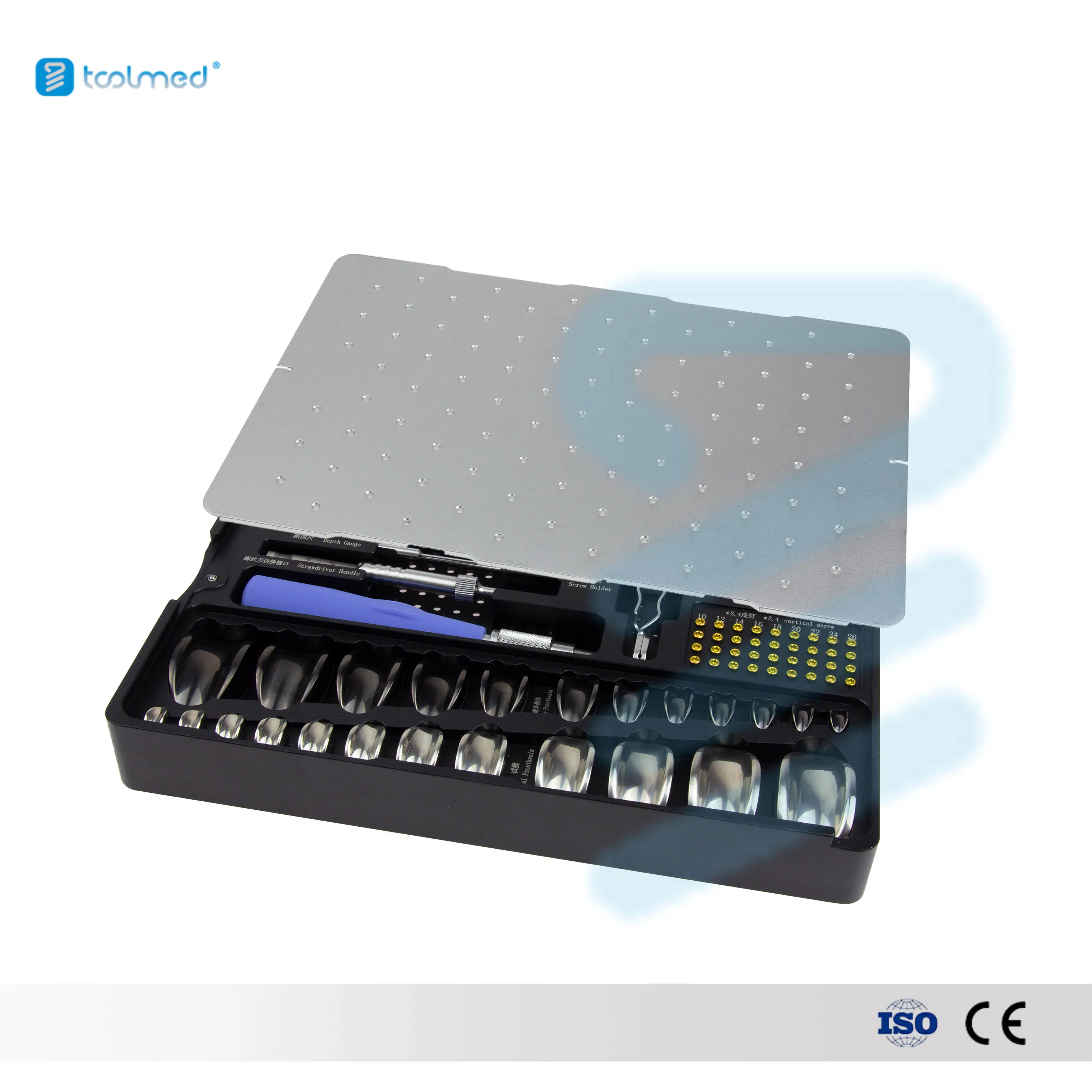 Veterinary Titanium Bone Patellar Trochlear Groove Replacement System Instrument Set Orthopedic Pgr Instrument Sets