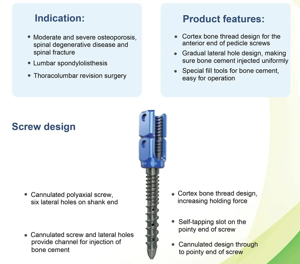 Spine Cannulated Pedicle Screw Presentation