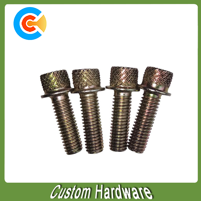 SS304 Carbon Steel Knurled Head Thumb Screw