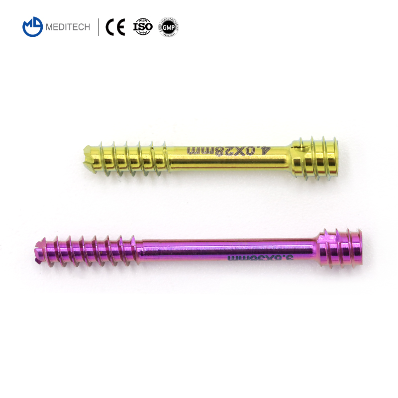 Titanium Medical Bone Screws Herbert Cannulated Compression Screw Price