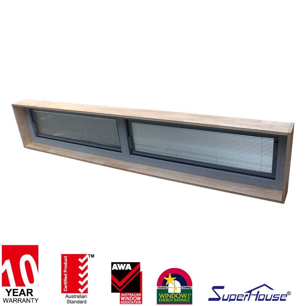 Modern Design Customized for Hotel & Living Room Soundproof Windproof Modern Design Aluminum Casement Fixed Window