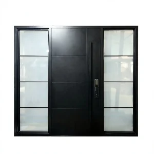 Aluminum Smart Exterior Entry Door with Fingerprint, Password, Remote Control & APP Intelligent Access System