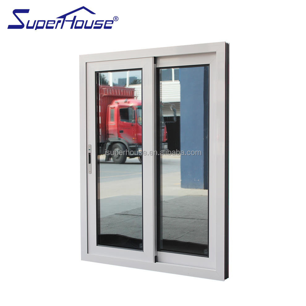 Florida Certified Aluminum Sliding Window Multi-point Lock D-type Handle Anti-pinch Windproof Anti-theft for Bedroom Living Room