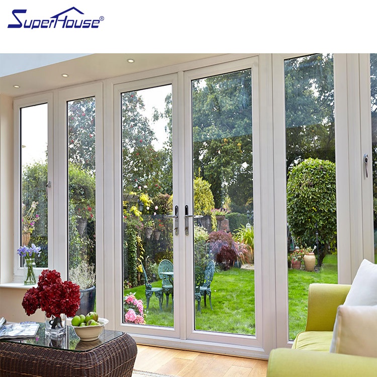 Aluminum Doors and Windows Double Tempered Glass With Super Waterproof for Container House