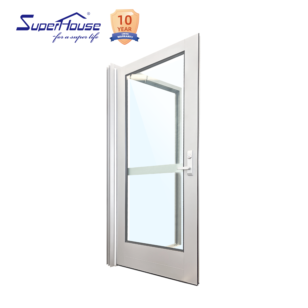 Commercial Project Special Aluminum Emergency Escape Door Complete Safety Panic Hardware for Apartment Hotel Office Building