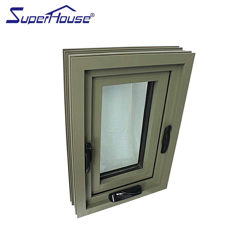 Aluminum Hurricane Proof  Windows for  Villa and Apartment Projects