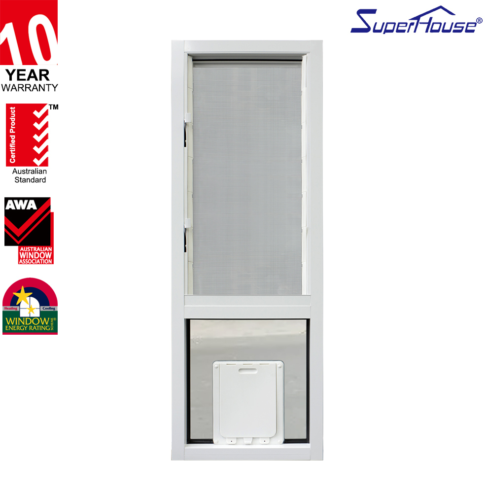 Superhouse Large Dog Door Pet Door Hole Golden Retriever Collie Rowena Dog Medium Large Dog Hole Aluminum Entry Hinged Door