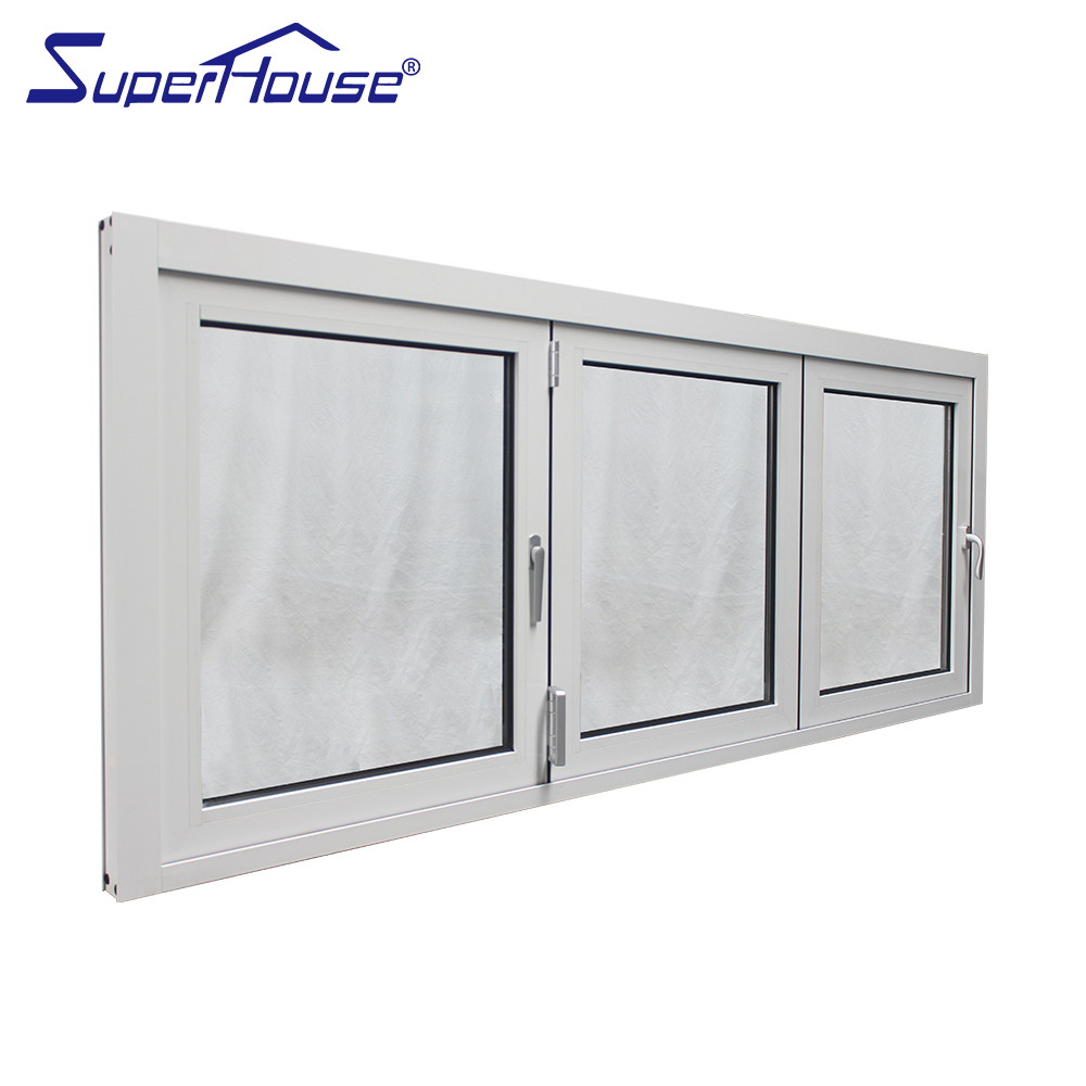 Suoerhouse Vertical Modern with Thermal Break Folding Screen Soundproof for Hotel & Exterior Use Aluminum Alloy Folding Window