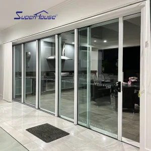 AS2047 Certified Australian Standard Sliding Doors Aluminum