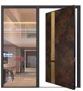 Luxury Villa Aluminum Glass Pivot Door