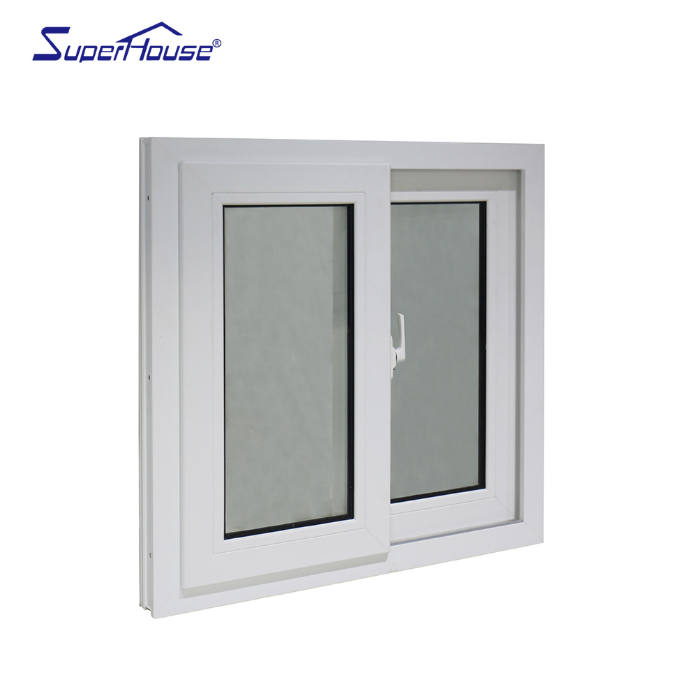 Low Budget White Aluminum Sliding Window, Cheap Wholesale for Building Projects