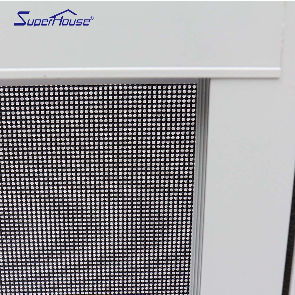 Superhouse Vertical Slide up Window Modern Style Design Sash Windows NFRC American Standard Aluminum Single Hung Window