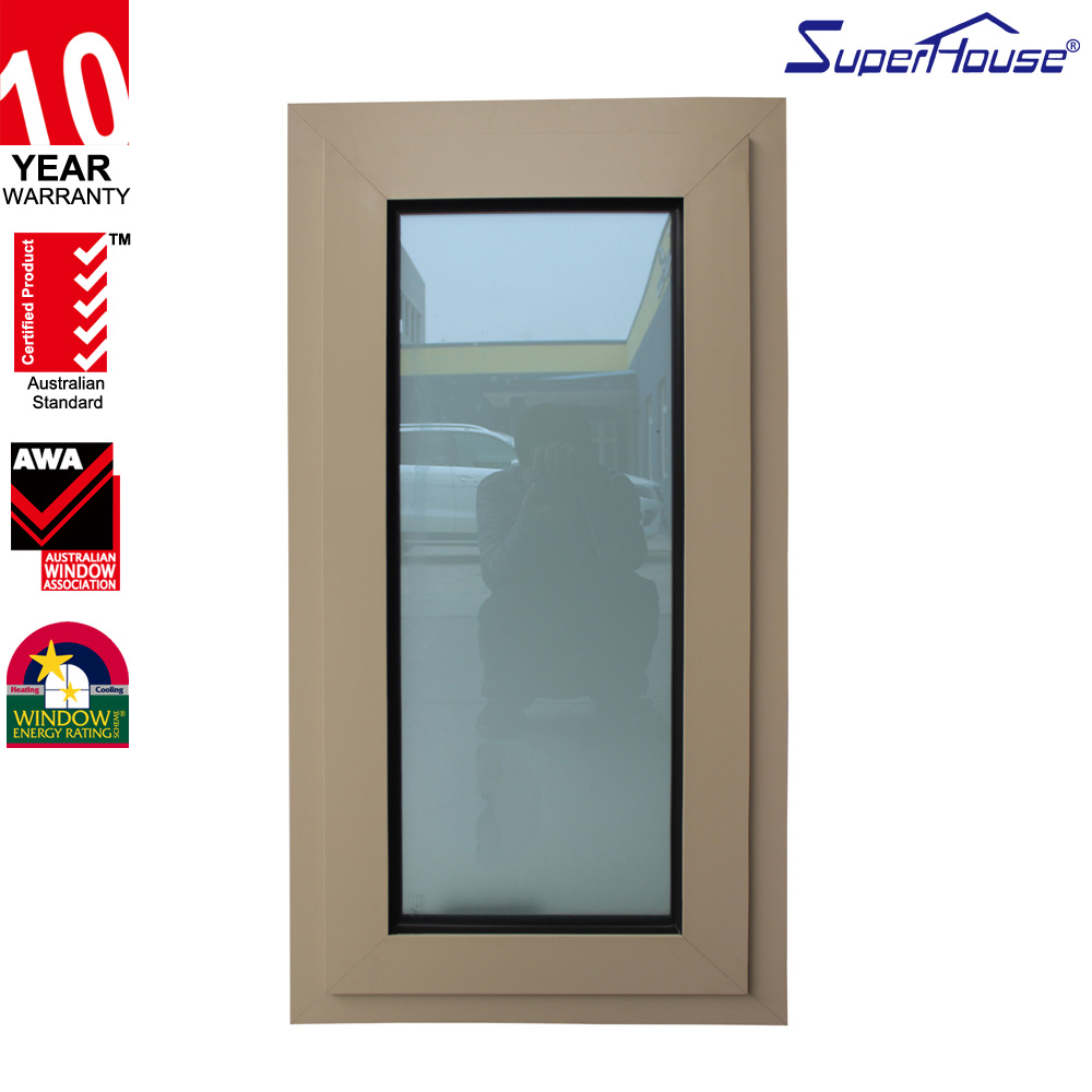 Superhouse Custom AS2047 Certified Aluminum Casement Window Modern Design Bulk Supply for Builders & Contractors Project