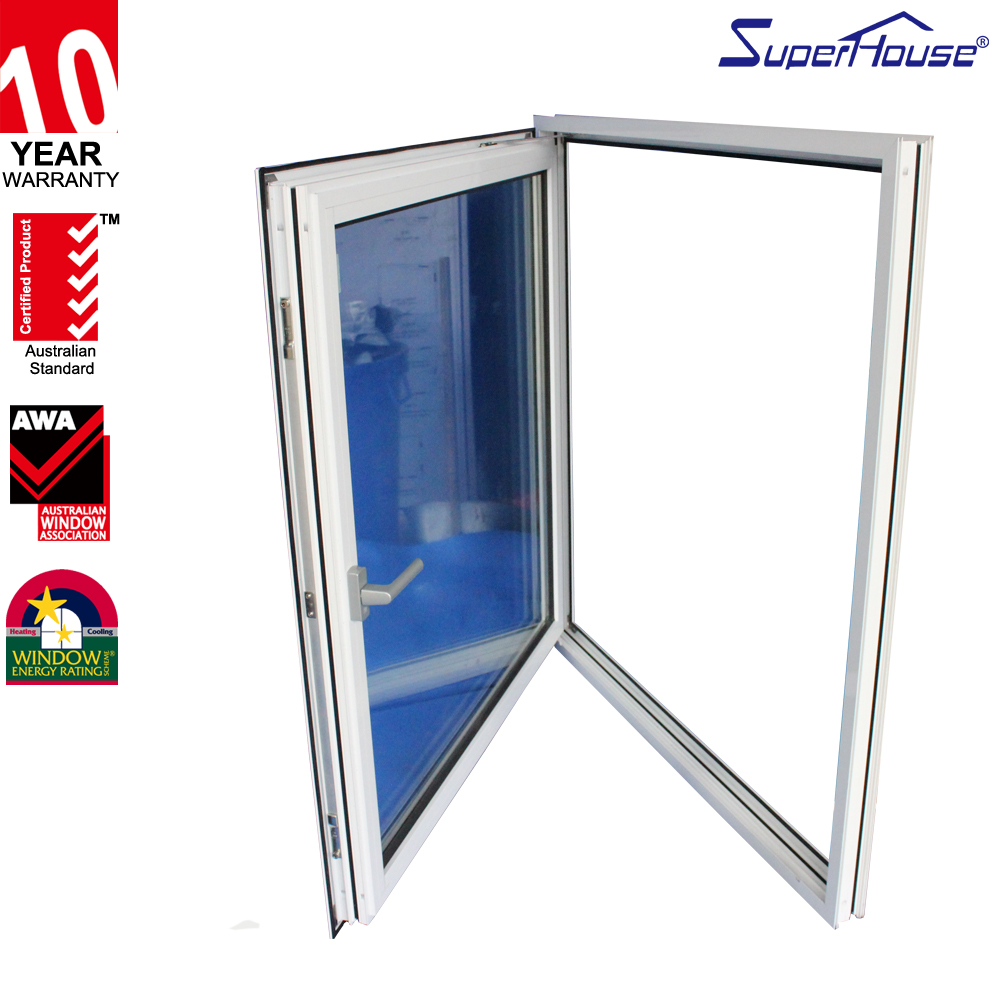 Modern Design Horizontal Impact Sliding Windows for Hotel Apartment Commercial Project Safety Limit Device Builder's Preference