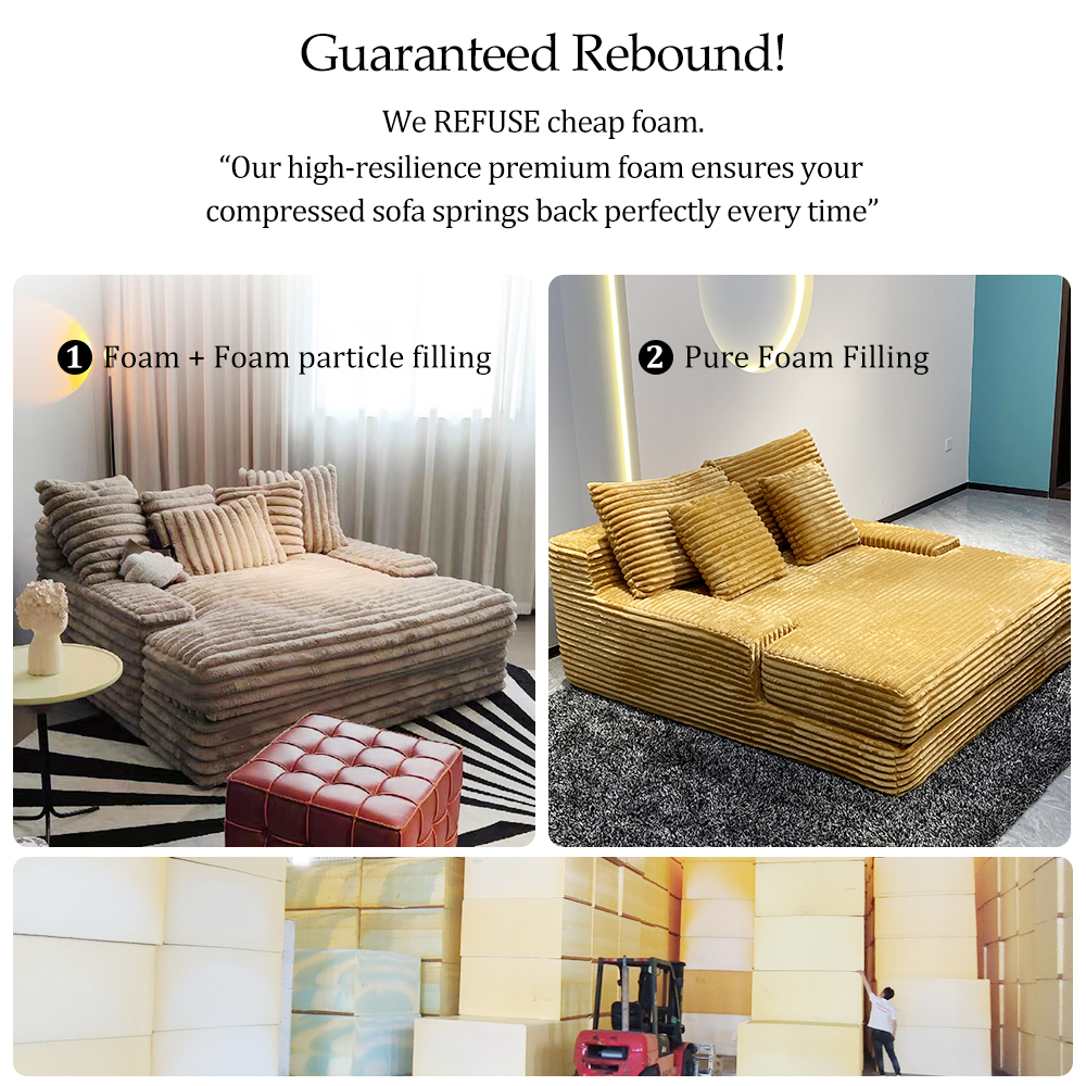Module Compression Sofa Set Modern Combination Vacuum Living Room Fabric Compressed Furniture Made in China Foshan Factory