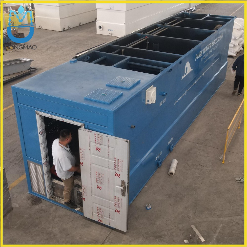 30m&sup3;/Day Containerized Packaged MBR Sewage Treatment Plant For Camping Grounds, RV Sites, Parks And Public Restrooms