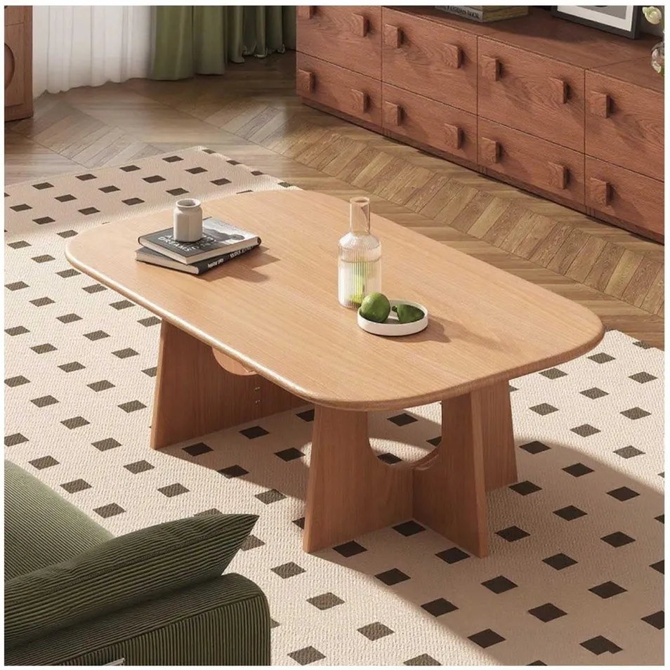 Durable Sustainable Decorative Coffee Table with Sturdy Legs for Home Living Room