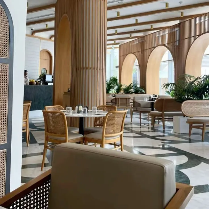 Sustainable Dining Furniture Set for Eco-Friendly Hotel Restaurants
