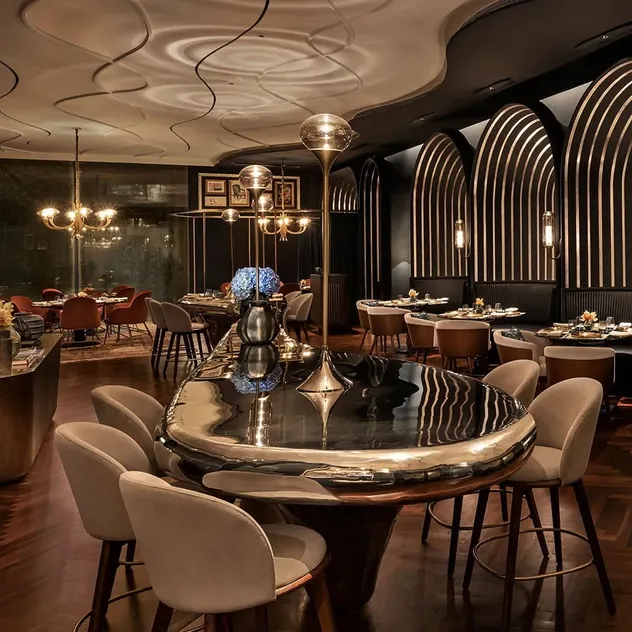 Sustainable Dining Furniture Set for Eco-Friendly Hotel Restaurants