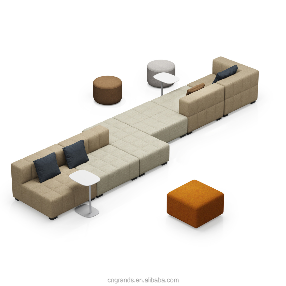 Modern Modular Sectional Sofa Detail 1