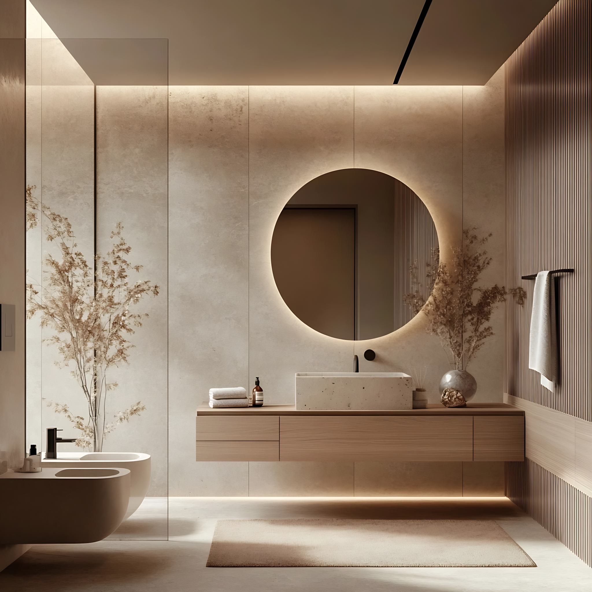 Bathroom vanity layout 4