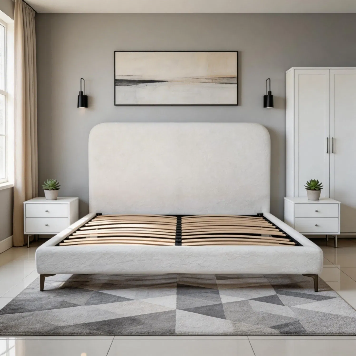 Plush Fluffy Bed Is Easy to Match with Various Bedding Sets and Decorative Accents