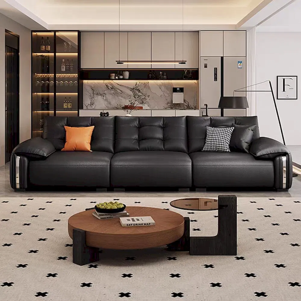Natural Organic Jute Woven Texture Eco-Friendly Sustainable Couch Living Room Furniture