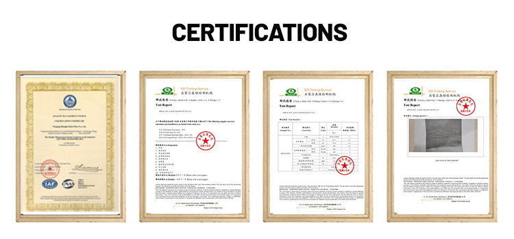 Fiberglass Screen Mesh Test Certification