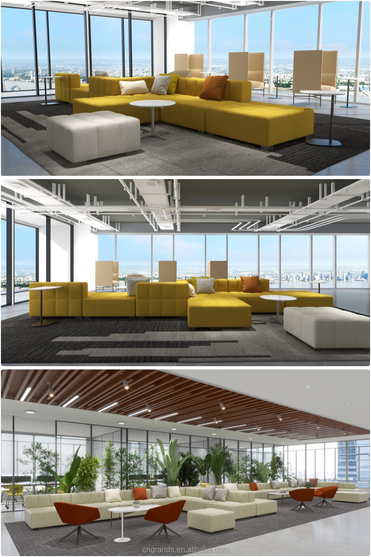 Lounge Area Office Setup 3