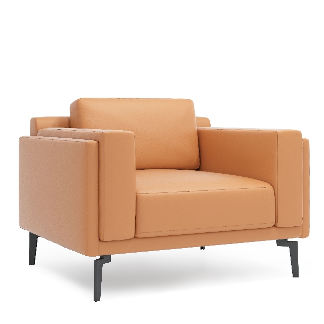 Xipi Office Sofa European Design Style Minimalist Wooden Steel Leather Modular Sectional Living Room Hotel School Outdoor Use Support customization